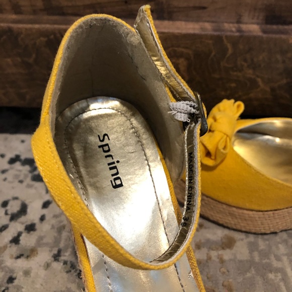 Call it spring peep toe wedges - Picture 5 of 7